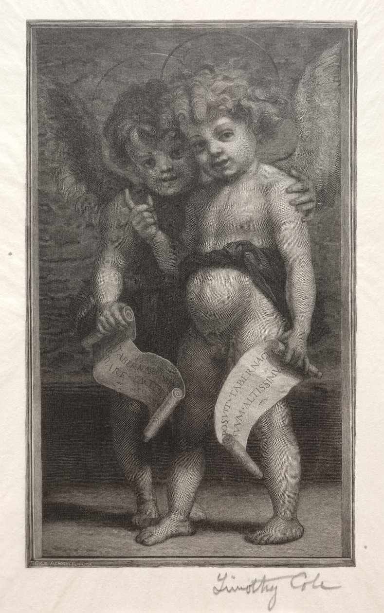 Gamle italienske mestre: To børnengle, 1888-1892. af Timothy Cole