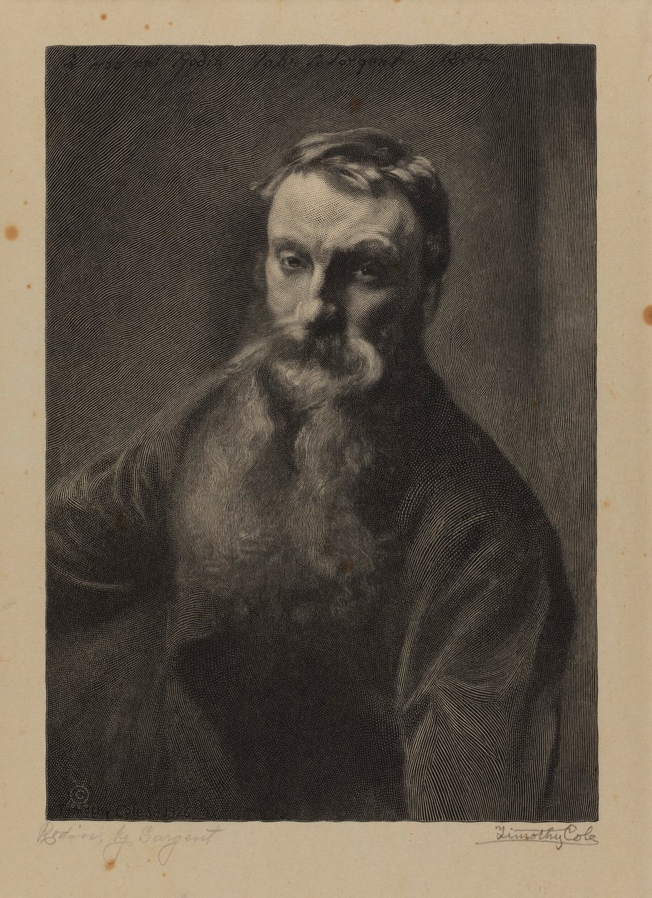 Portræt af Rodin af Timothy Cole