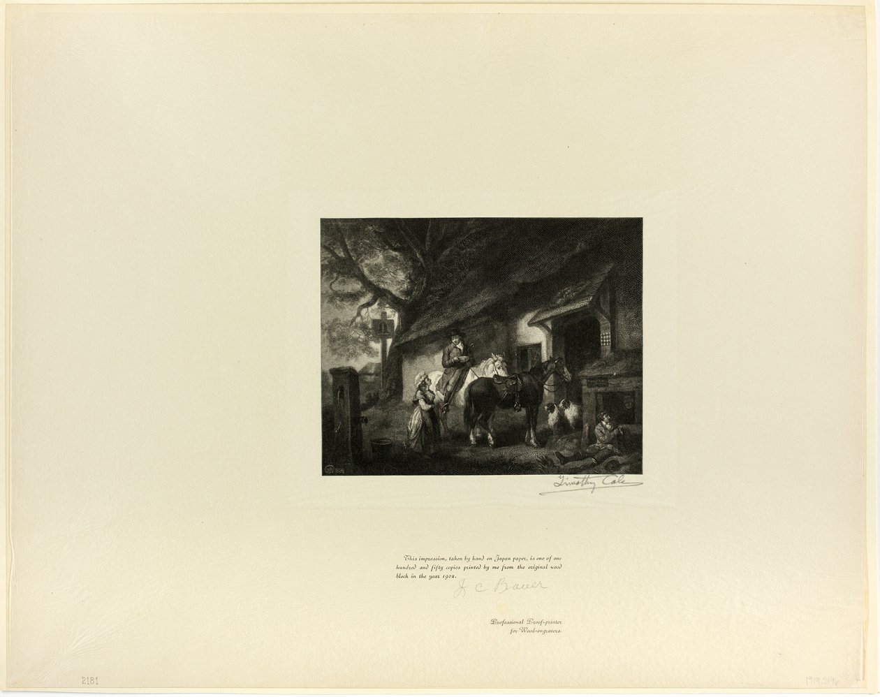 The Halt, fra Old English Masters af Timothy Cole