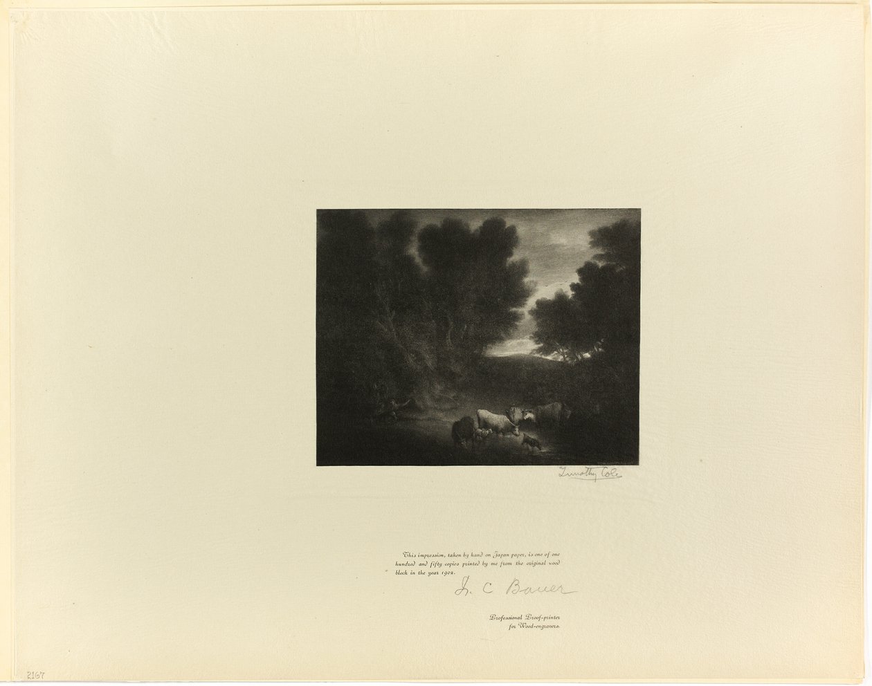The Watering Place, fra Old English Masters af Timothy Cole