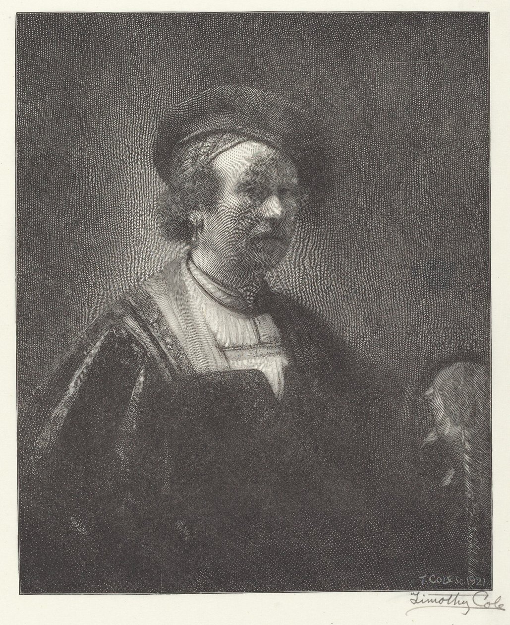 Rembrandt af Timothy Cole after Rembrandt van Rijn