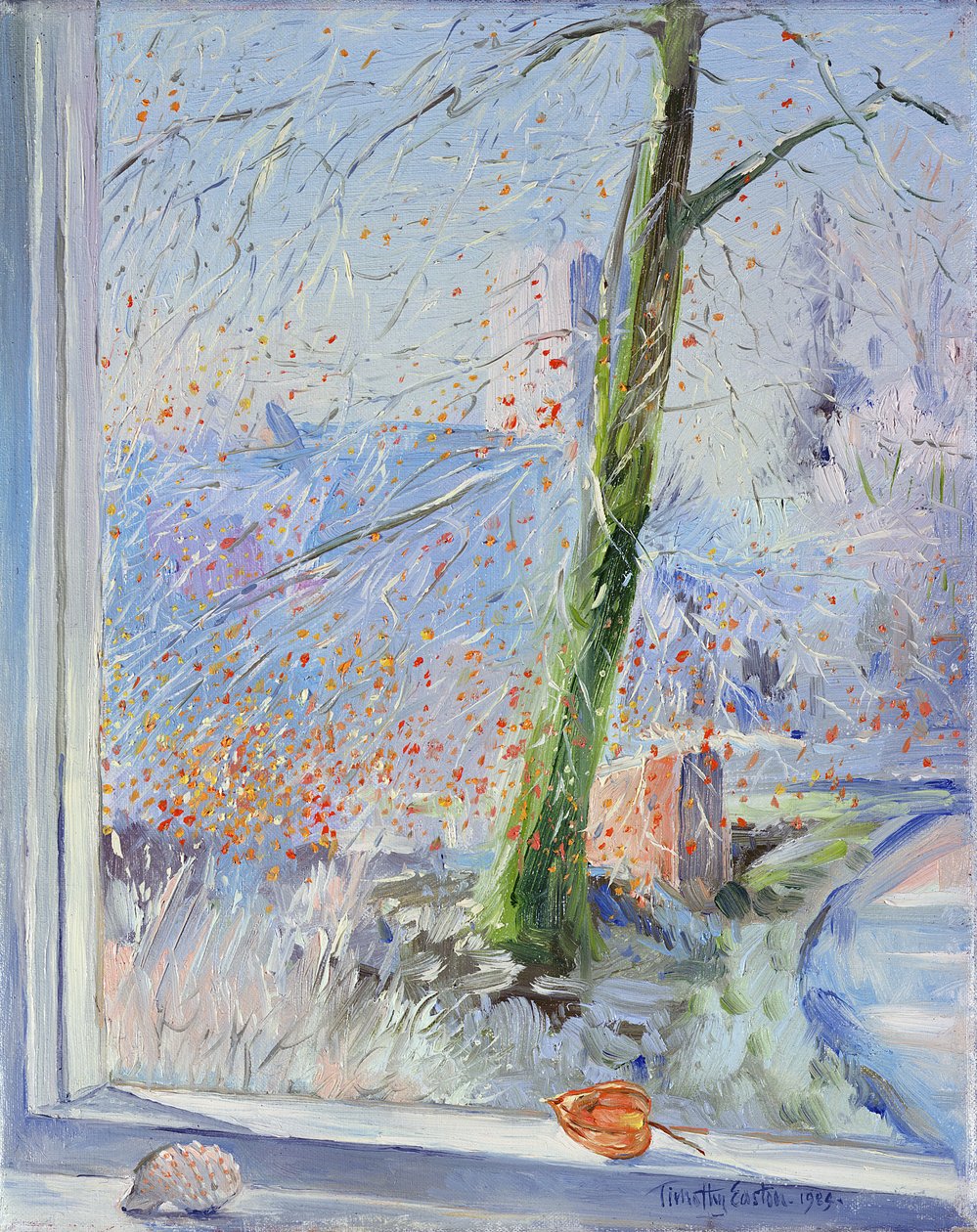 Beech Tree and Haw Frost, 1989 af Timothy Easton