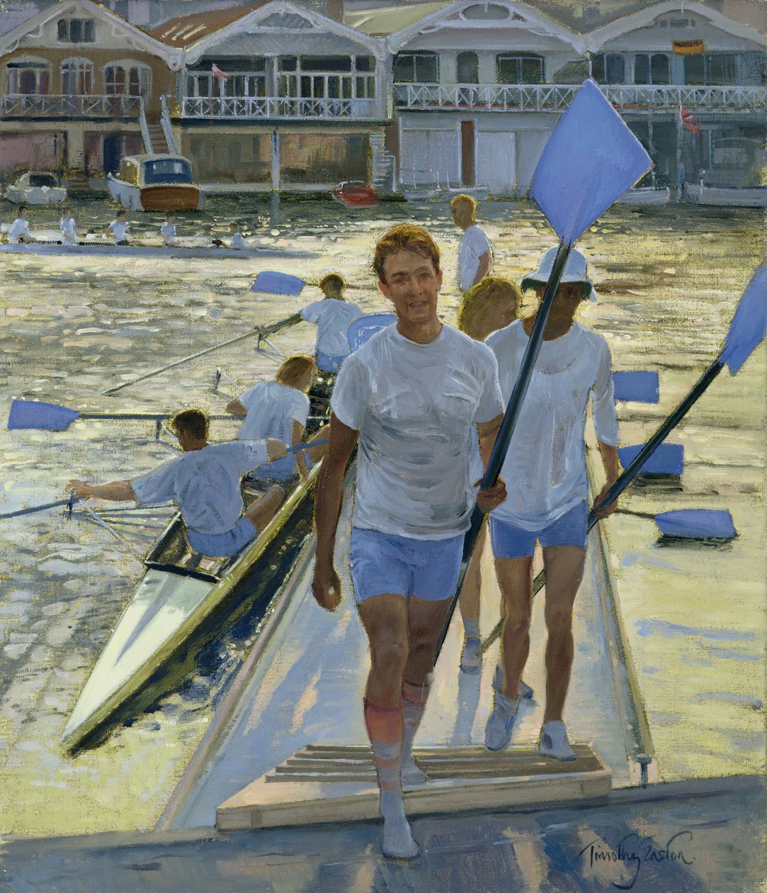 Evening Return, Henley, 1998 af Timothy Easton