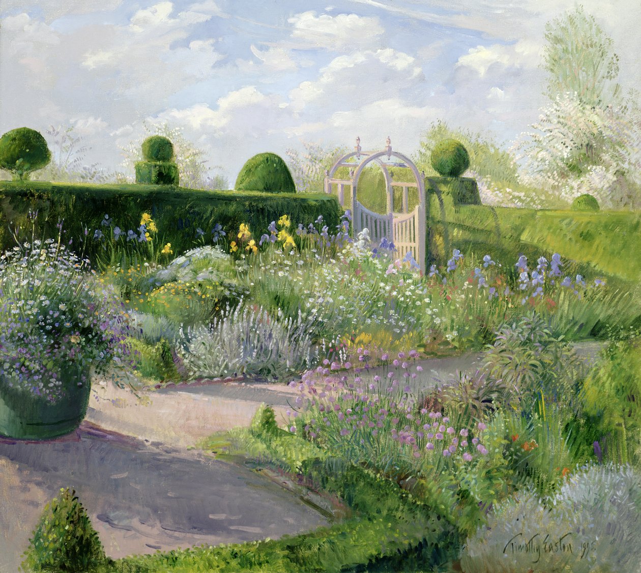 Iriser i Urtehaven, 1995 af Timothy Easton
