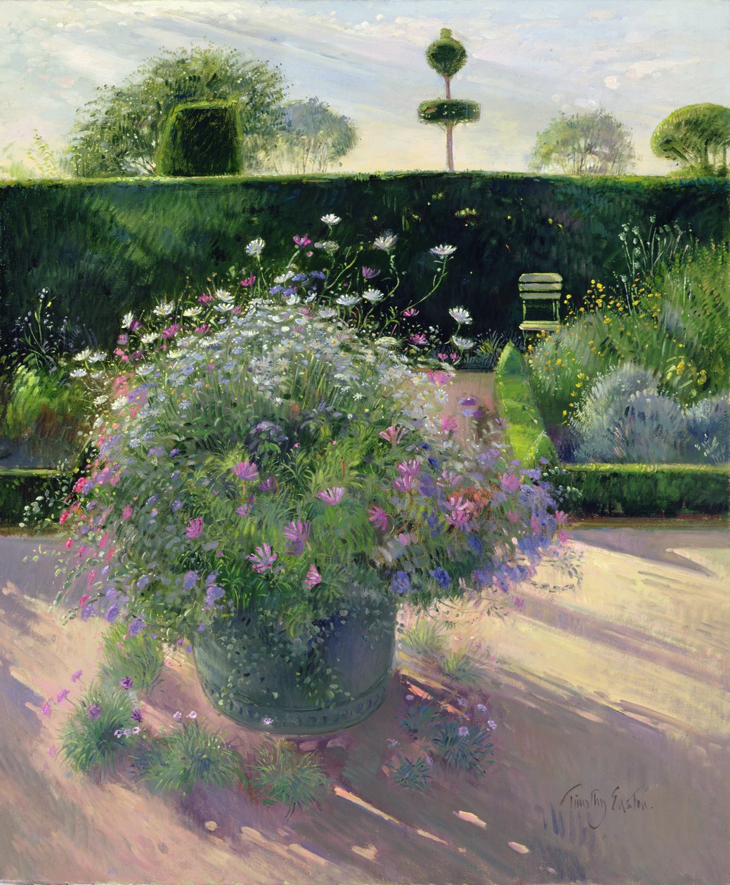 Last Rays Around the Copper (olie på lærred) af Timothy Easton