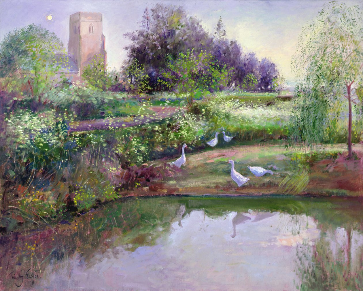 Solnedgangsrefleksioner af Timothy Easton