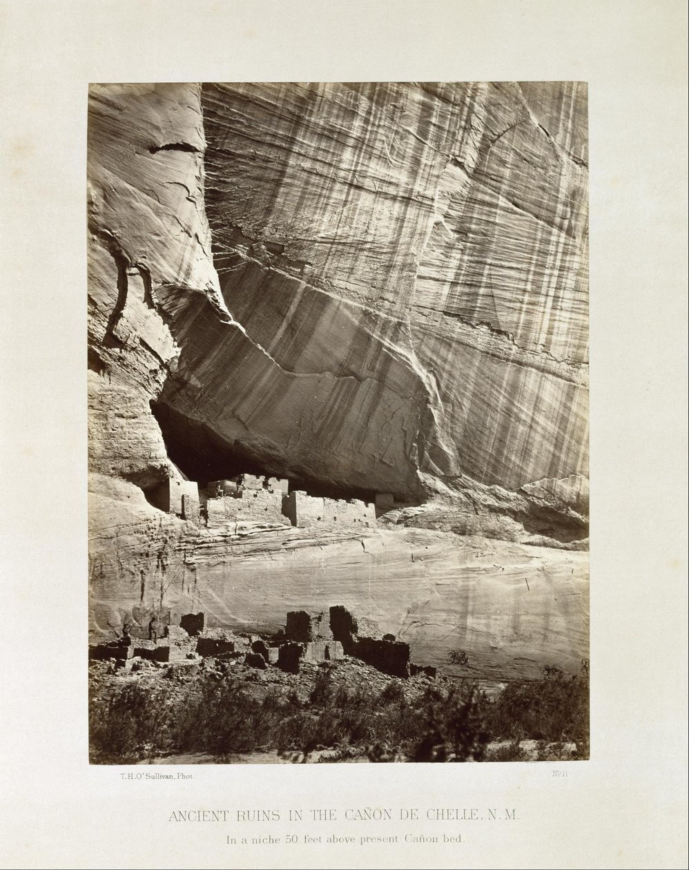 Oldtidsruiner i Cañon de Chelle, N.M. (territorium) af Timothy H. O