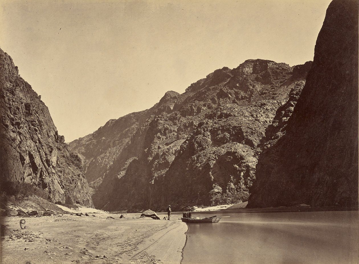 Black Cañon, Coloradofloden, set opstrøms fra Mirror Bar af Timothy H. O