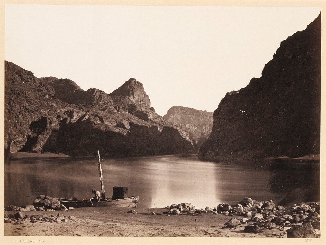 Black Cañon, Colorado River, fra Camp 8, set ovenfra af Timothy H. O