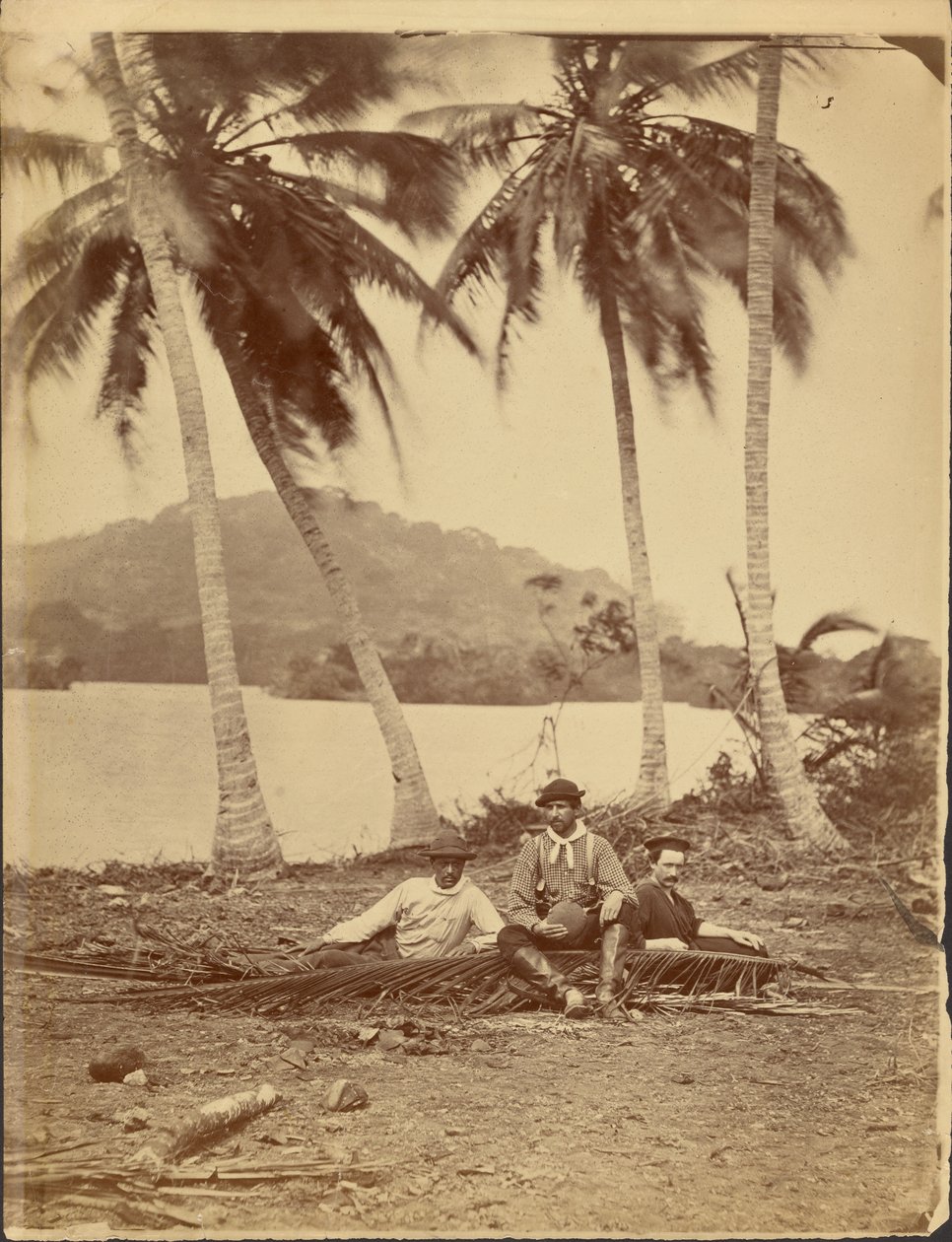 [Besætningsmedlemmer fra Selfridge-ekspeditionen til Isthmus Darién (Panama)]. af Timothy H. OSullivan
