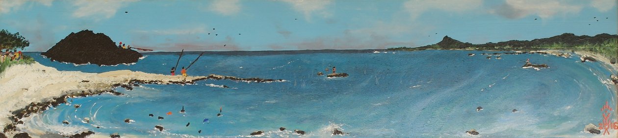 Forskellen en dag gør(del 1), 2010, olie på lærred af Timothy Nathan Joel