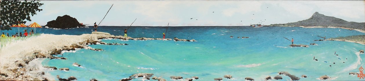 Forskellen en dag gør(del to), 2010, olie på lærred af Timothy Nathan Joel