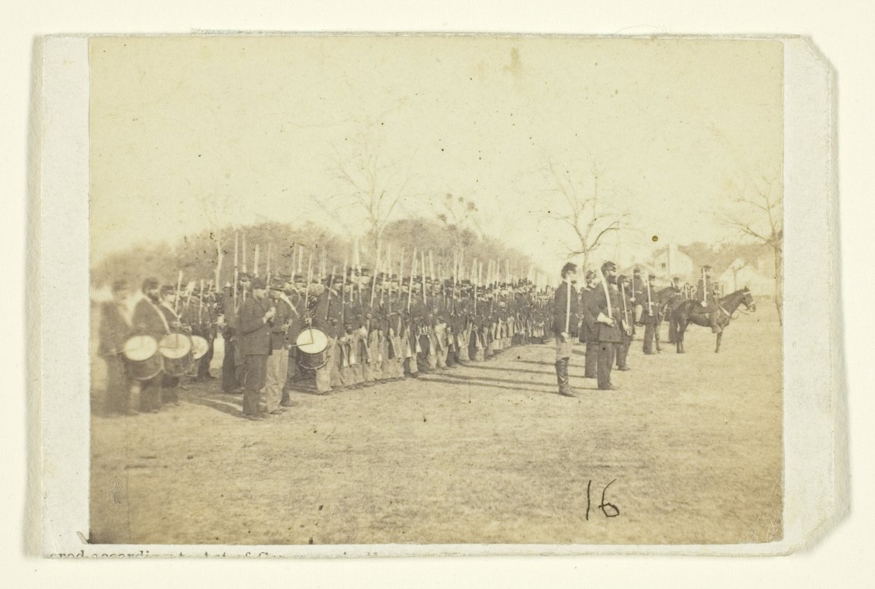 50th Pennsylvania Infantry i paradeformation af Timothy O