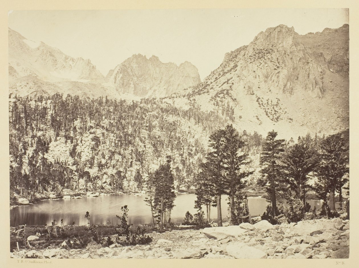Alpesø i Sierra Nevada, Californien af Timothy O
