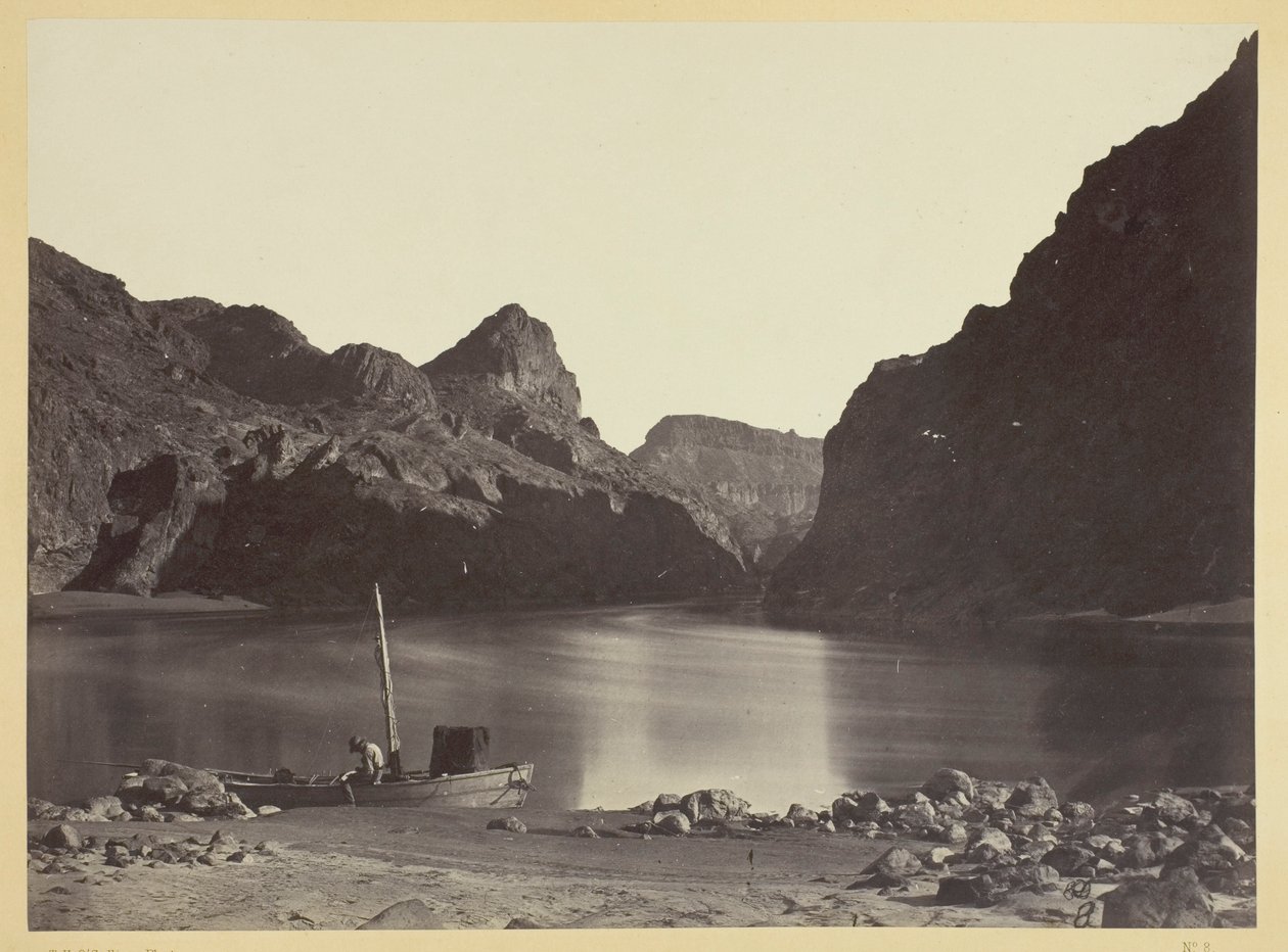 Black Cañon, Colorado River, fra Camp 8, set ovenfra af Timothy O
