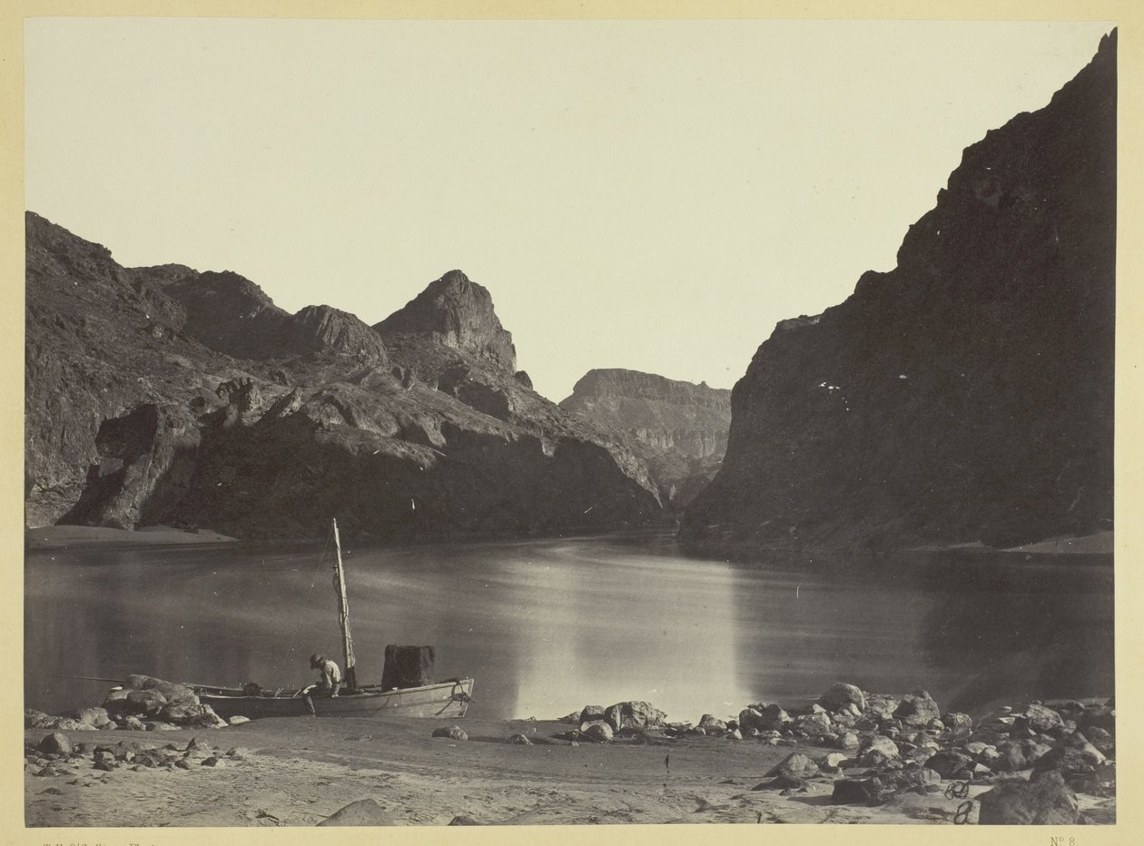 Black Cañon, Colorado River, fra Camp 8, set ovenfra af Timothy O