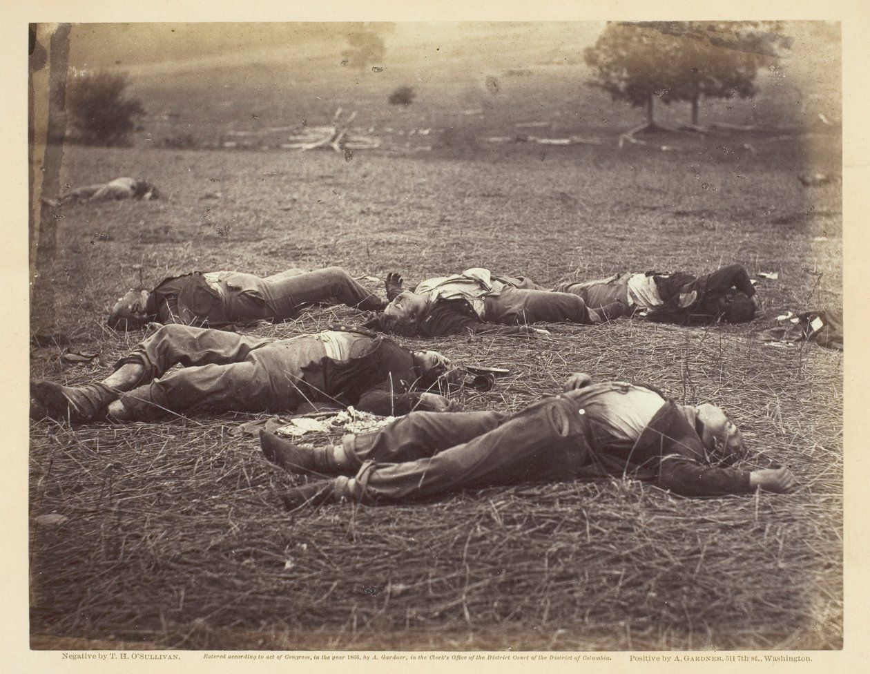 Marken, hvor general Reynolds faldt, Gettysburg af Timothy O