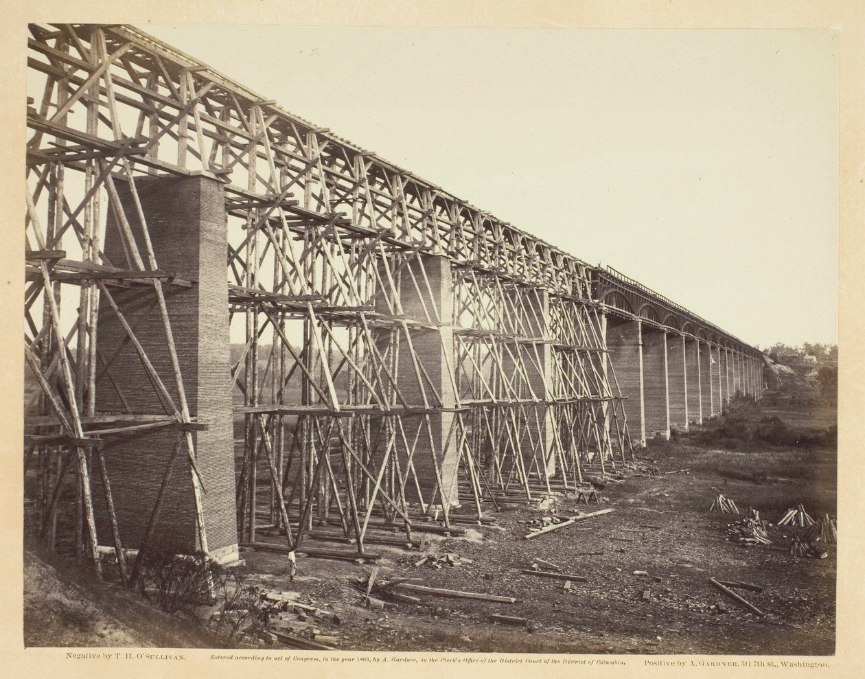 High Bridge over Appomattox nær Farmville af Timothy O