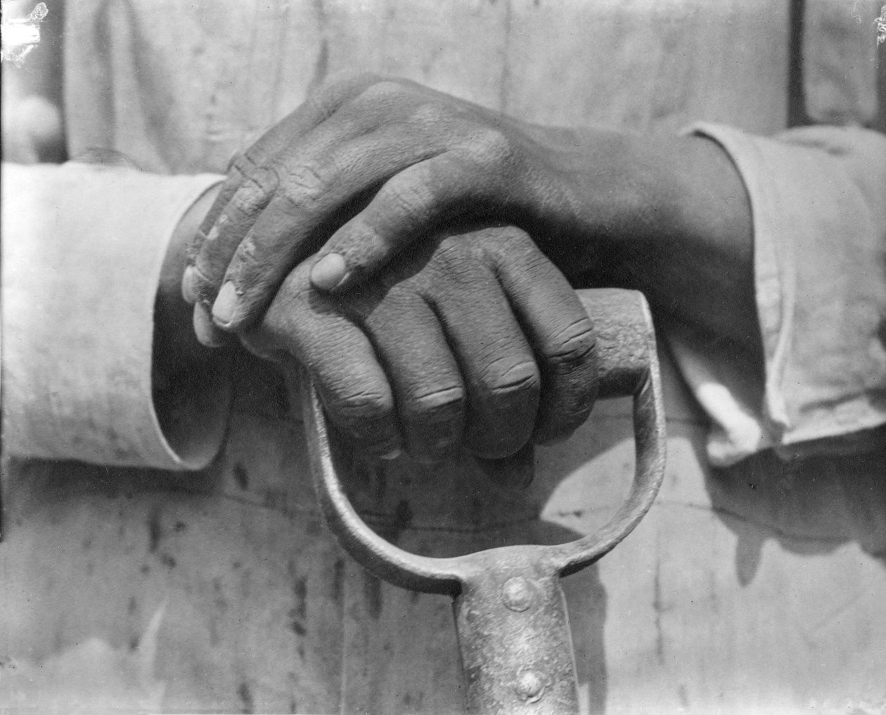 En bygningsarbejders hænder, Mexico, 1926 af Tina Modotti