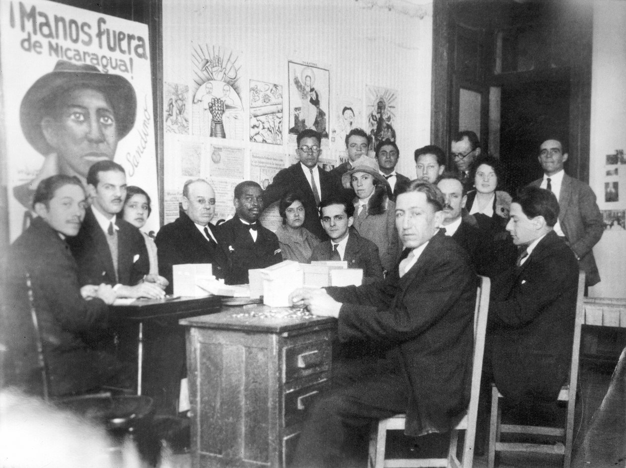 Hands off Nicaragua Committee, Mexico City, 1928 af Tina Modotti