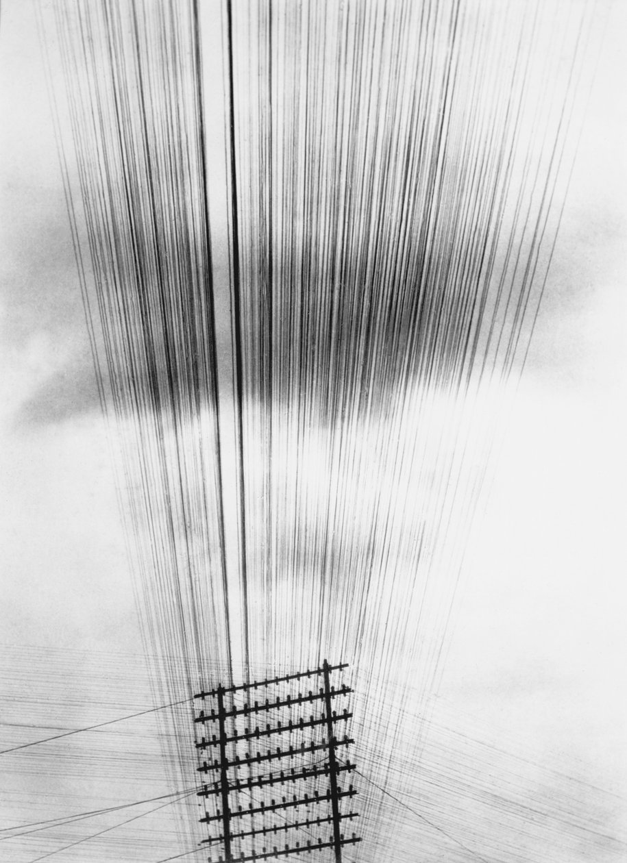 Telefonledninger, Mexico, 1925 af Tina Modotti