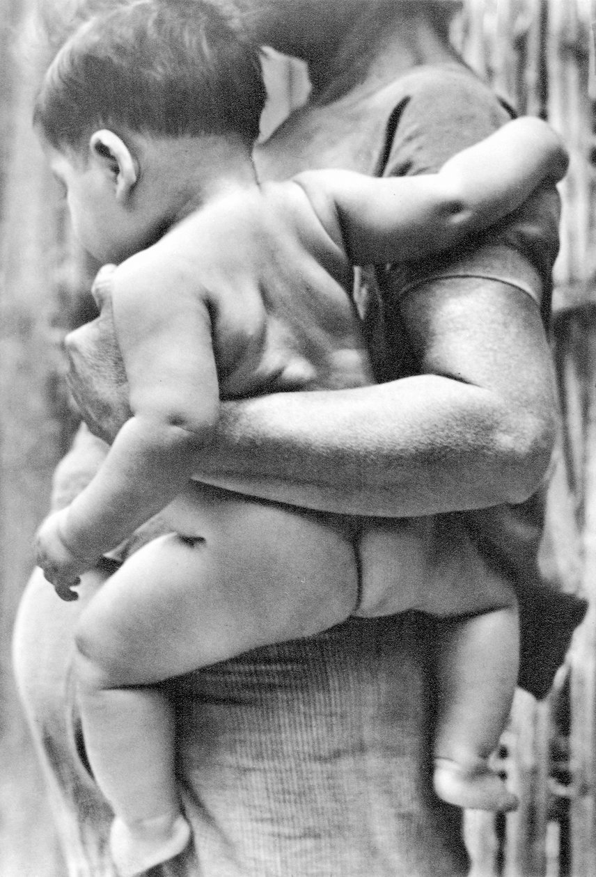Kvinde med barn, Tehuantepec, Mexico, 1929 af Tina Modotti