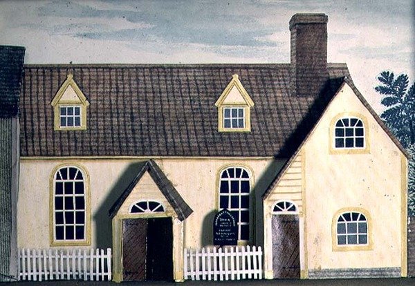 Model af et kapel, Halstead Congregate Church, Essex af Tirzah Ravilious