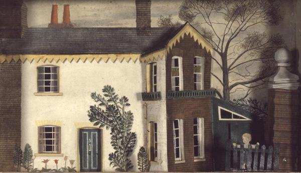 Model af et hus af Tirzah Ravilious