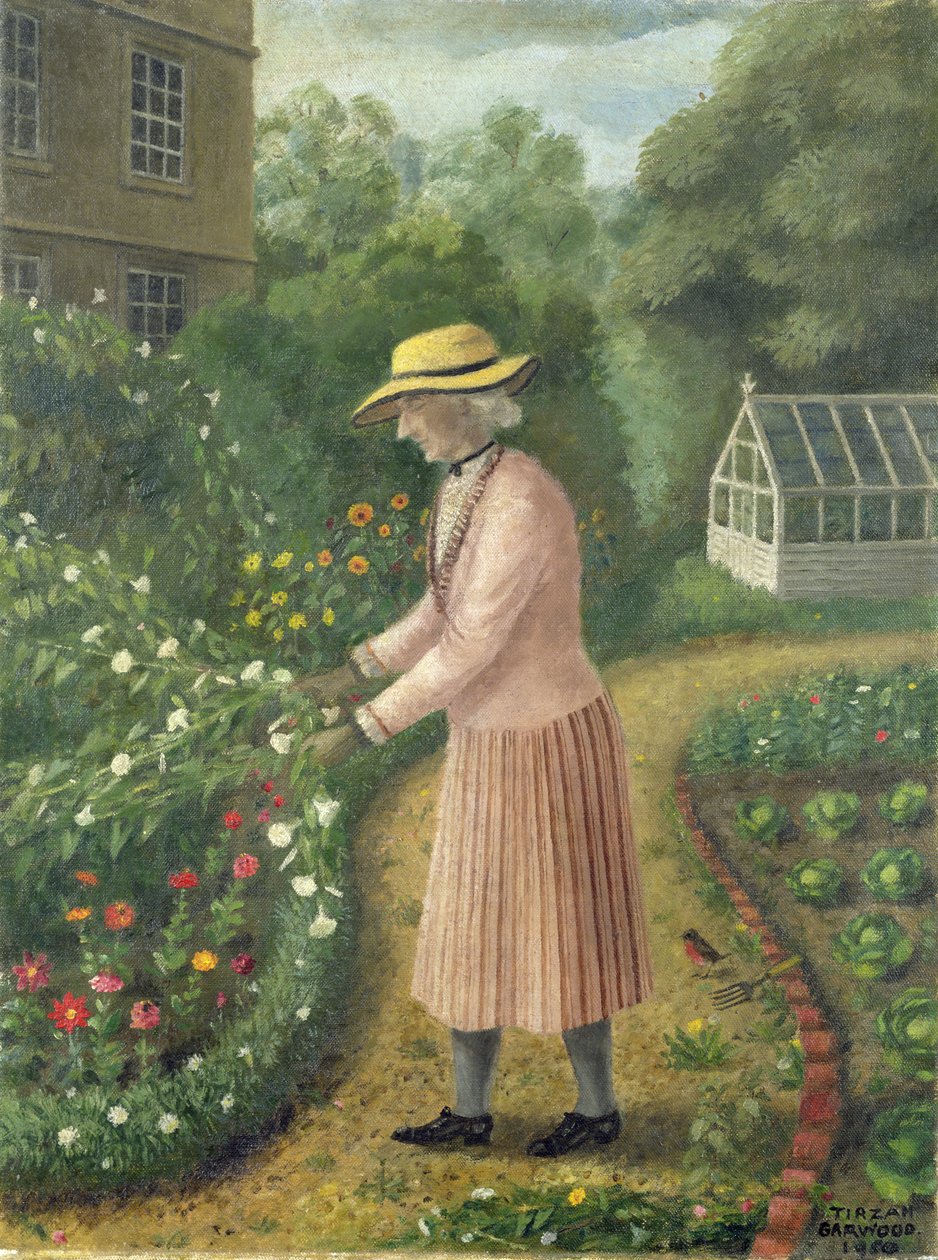 Engelsk kvinde (Mrs Nicholas of Copford Place, 96 år) af Tirzah Ravilious