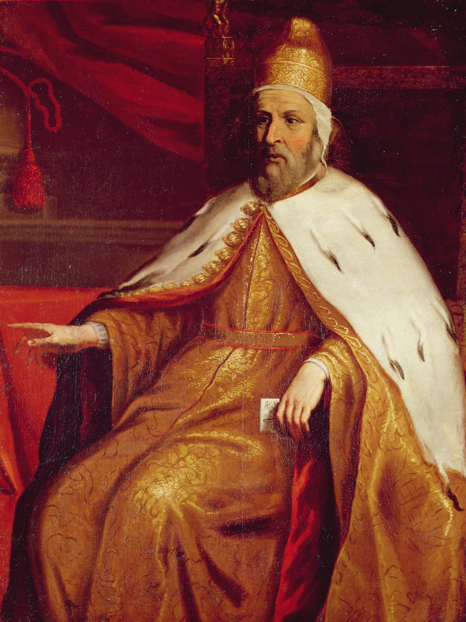 Portræt af Mark-Anthony Trevisan, dogen fra Venedig eller Genova af Tiziano Vecelli