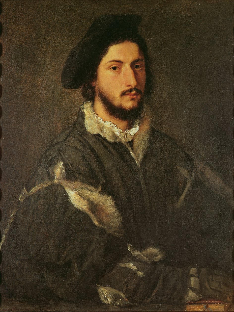 Portræt af Vincenzo Mosti, ca. 1520 af Tiziano Vecelli