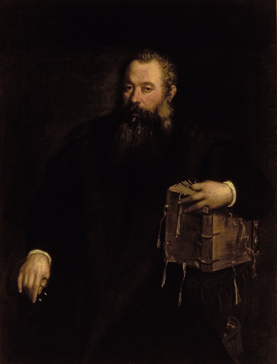 Portræt af lægen Andreas Vesalius af Tiziano Vecelli