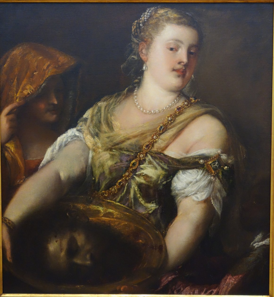 Salome med Johannes Døberens hoved af Tiziano Vecelli