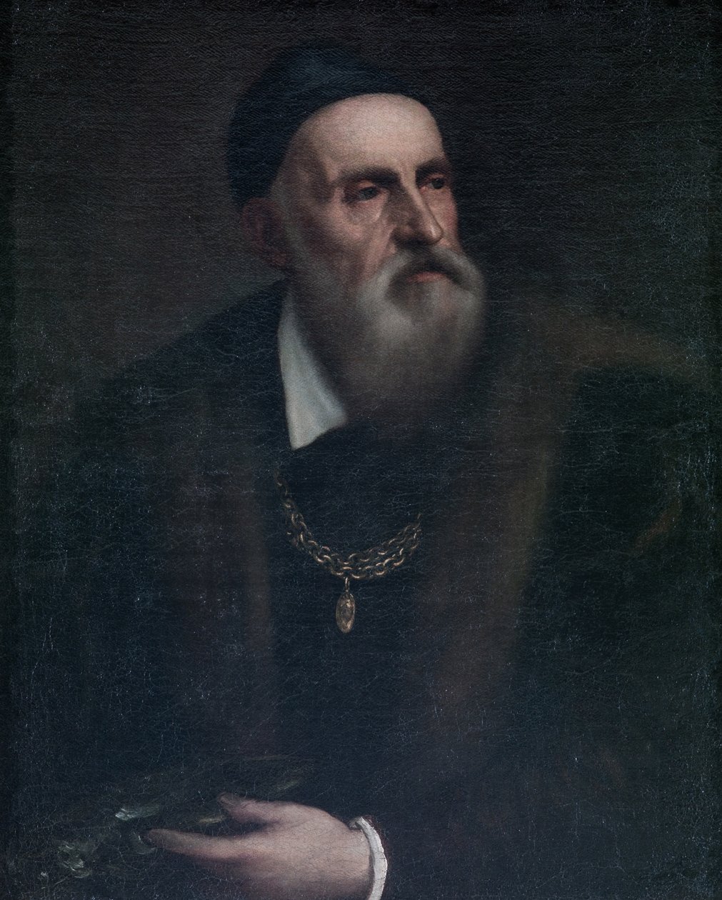 Selvportræt, c.1562-64 af Tiziano Vecelli
