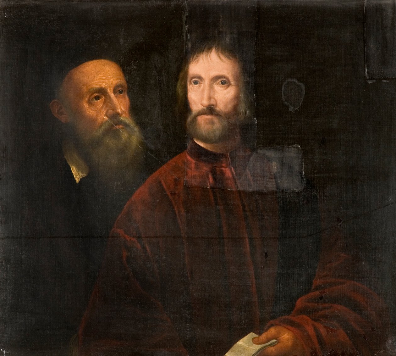 Titian og Andrea de Franceschi, ca. 1639 af Tiziano Vecelli