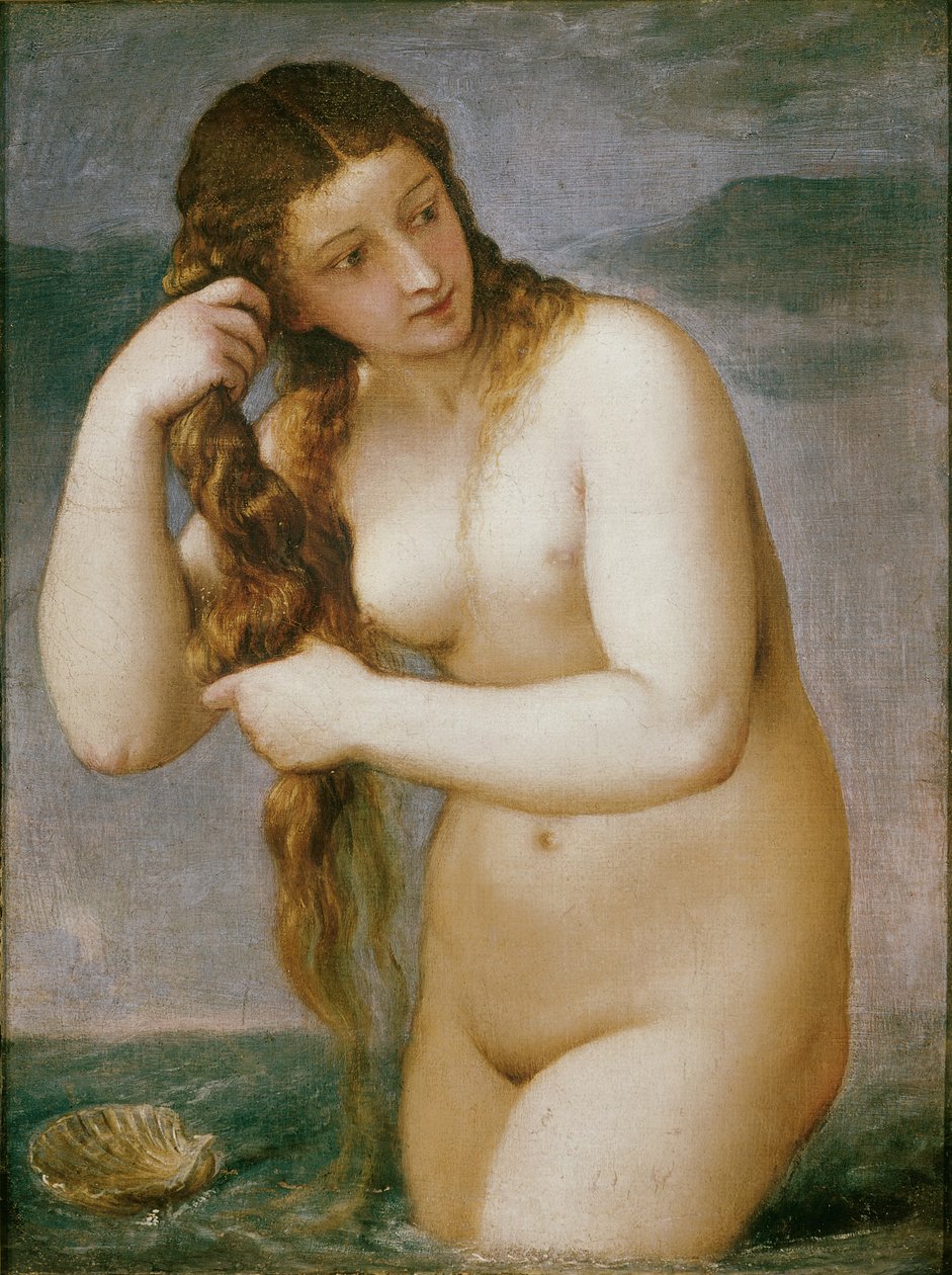 Venus Anadyomene af Tiziano Vecelli