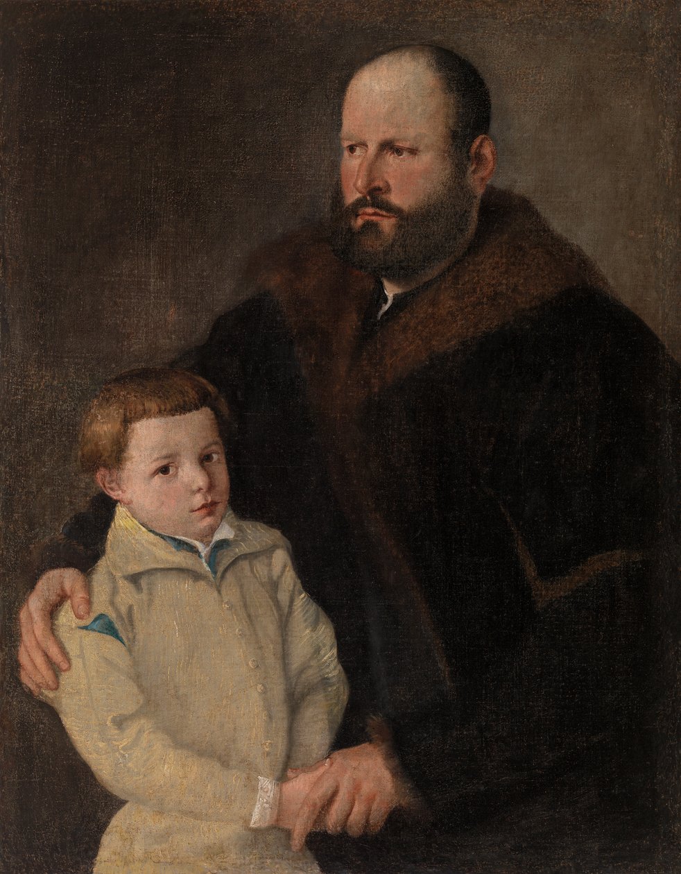 Mand og dreng af Tiziano Vecelli