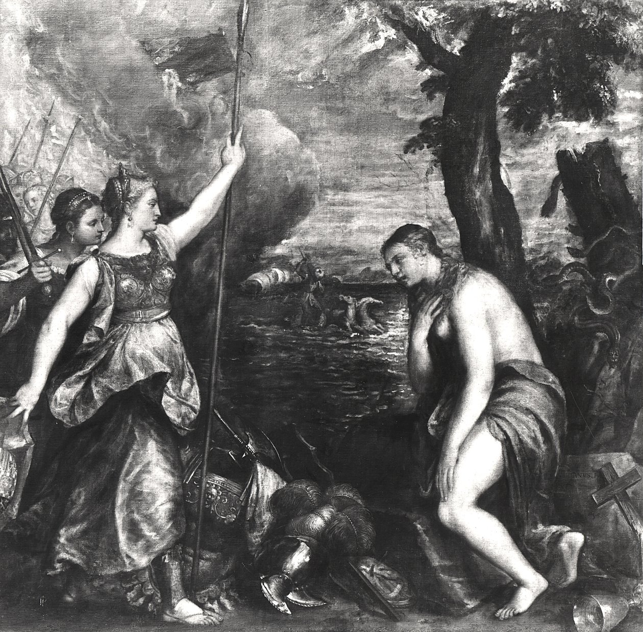 Religion støttet af Spanien, 1572-75 af Tiziano Vecelli