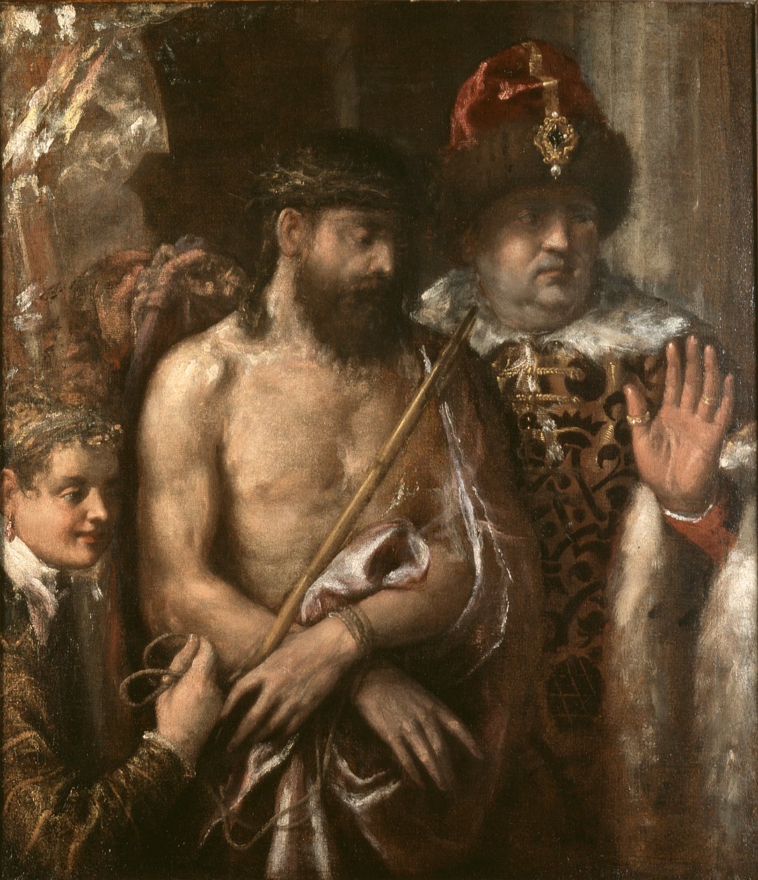 Kristus vist til folket (Ecce Homo) af Titian (Tiziano Vecellio)
