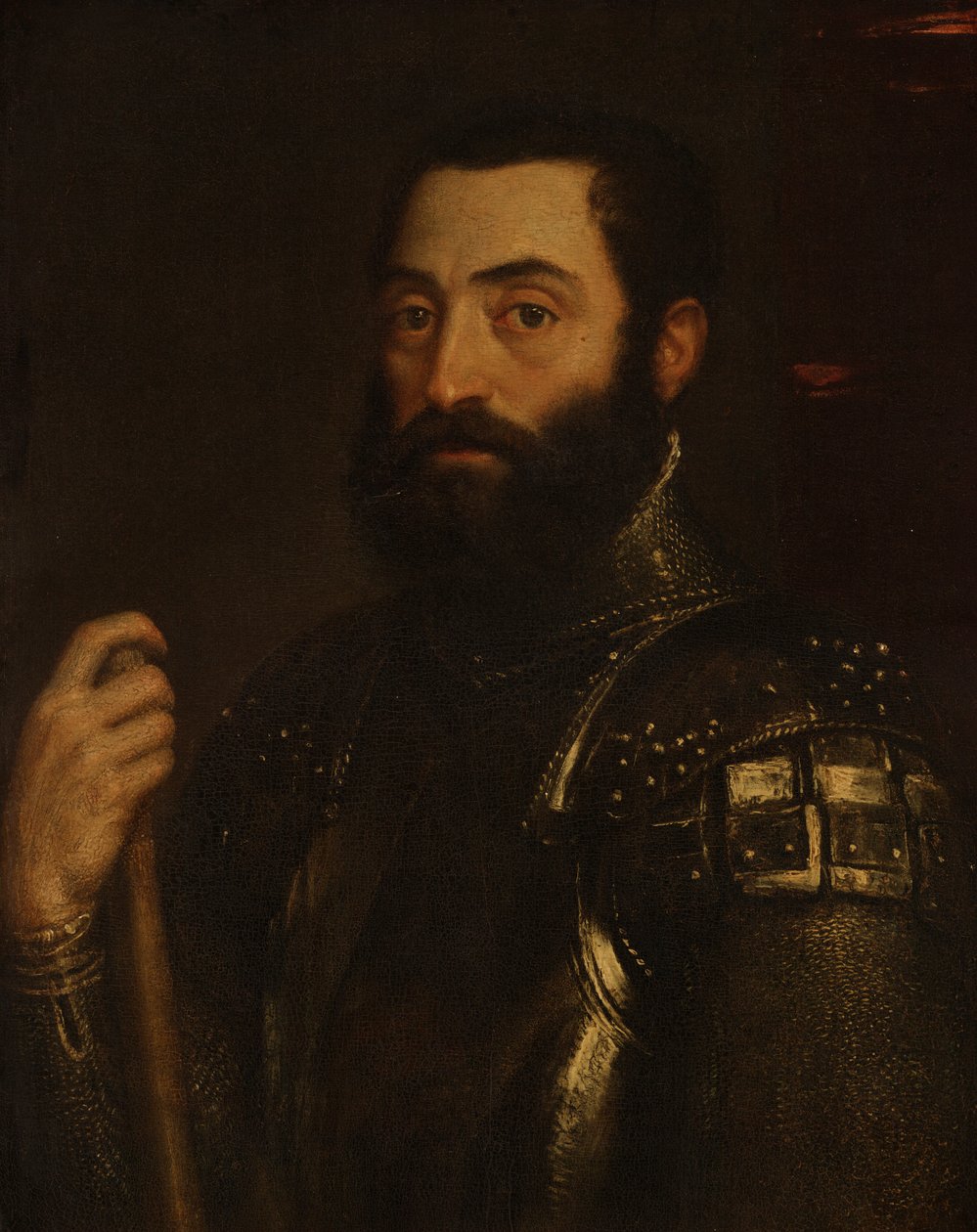 Portræt af Guidobaldo II della Rovere, hertug af Urbino af Titian (Tiziano Vecellio)