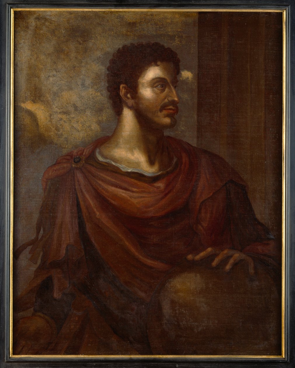 Augustus Octavius (olie på lærred) af Titian (c.1488-1576) (after)