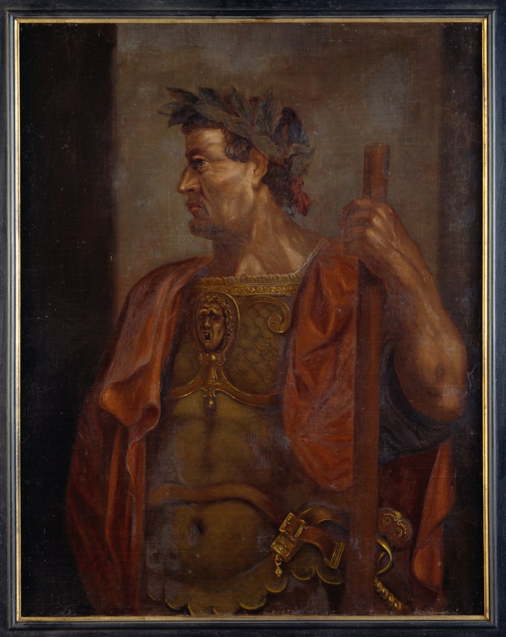 Sergius Galba (olie på lærred) af Titian (c.1488 1576) (after)