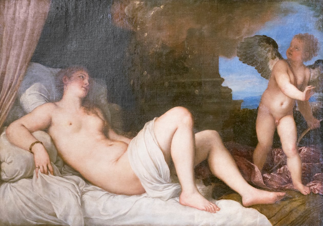 Danae af Titian (c.1488 1576)