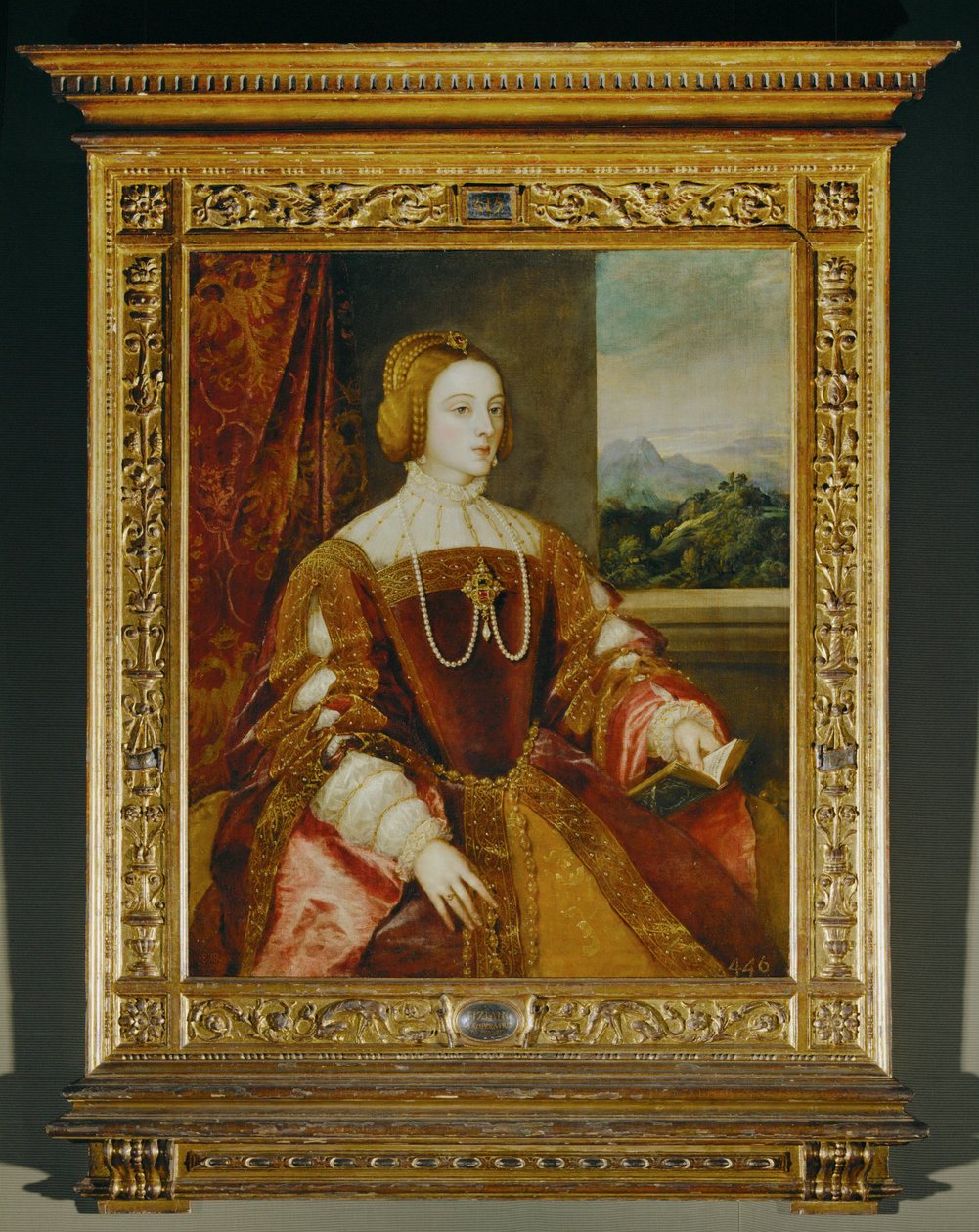 Kejserinde Isabella ... (maleri på lærred) af Titian (c.1488 1576)