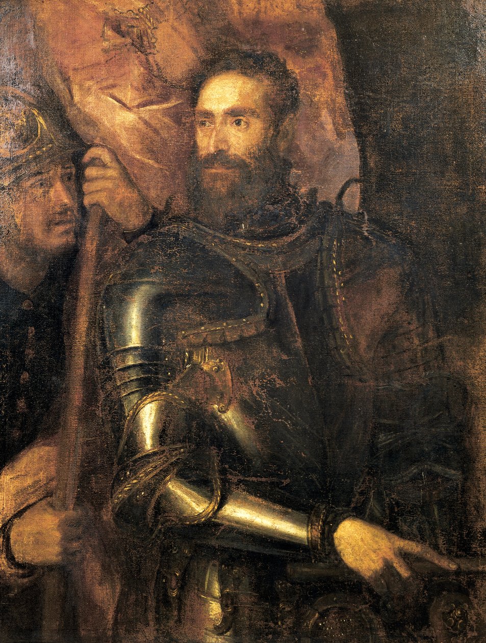 Portræt af Pierluigi Farnese med armatur, af Titian af Titian (c.1488 1576)