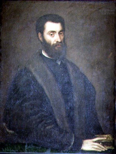 Portræt af Sperone Speroni af Titian (c.1488 1576)