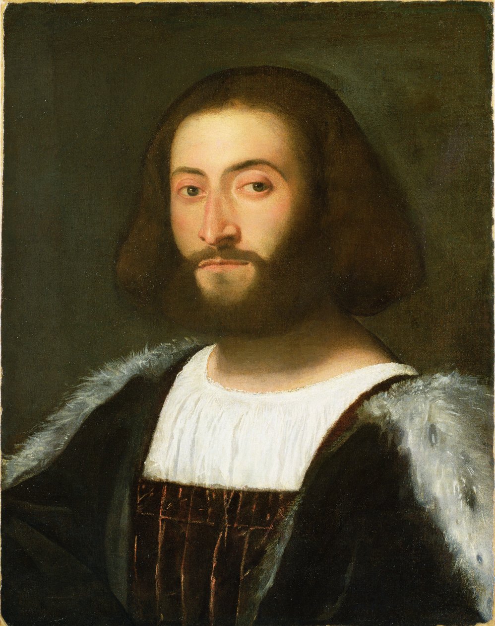 Portræt af en mand af Titian (c.1488 1576)