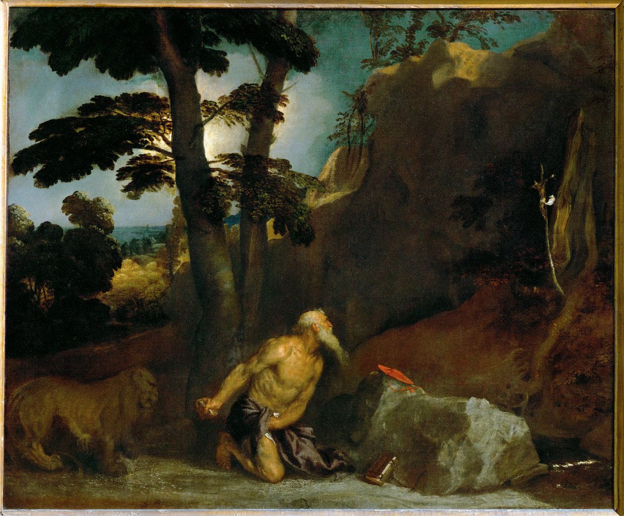 Sankt Hieronymus, maleri sandsynligvis bestilt af Isabella d