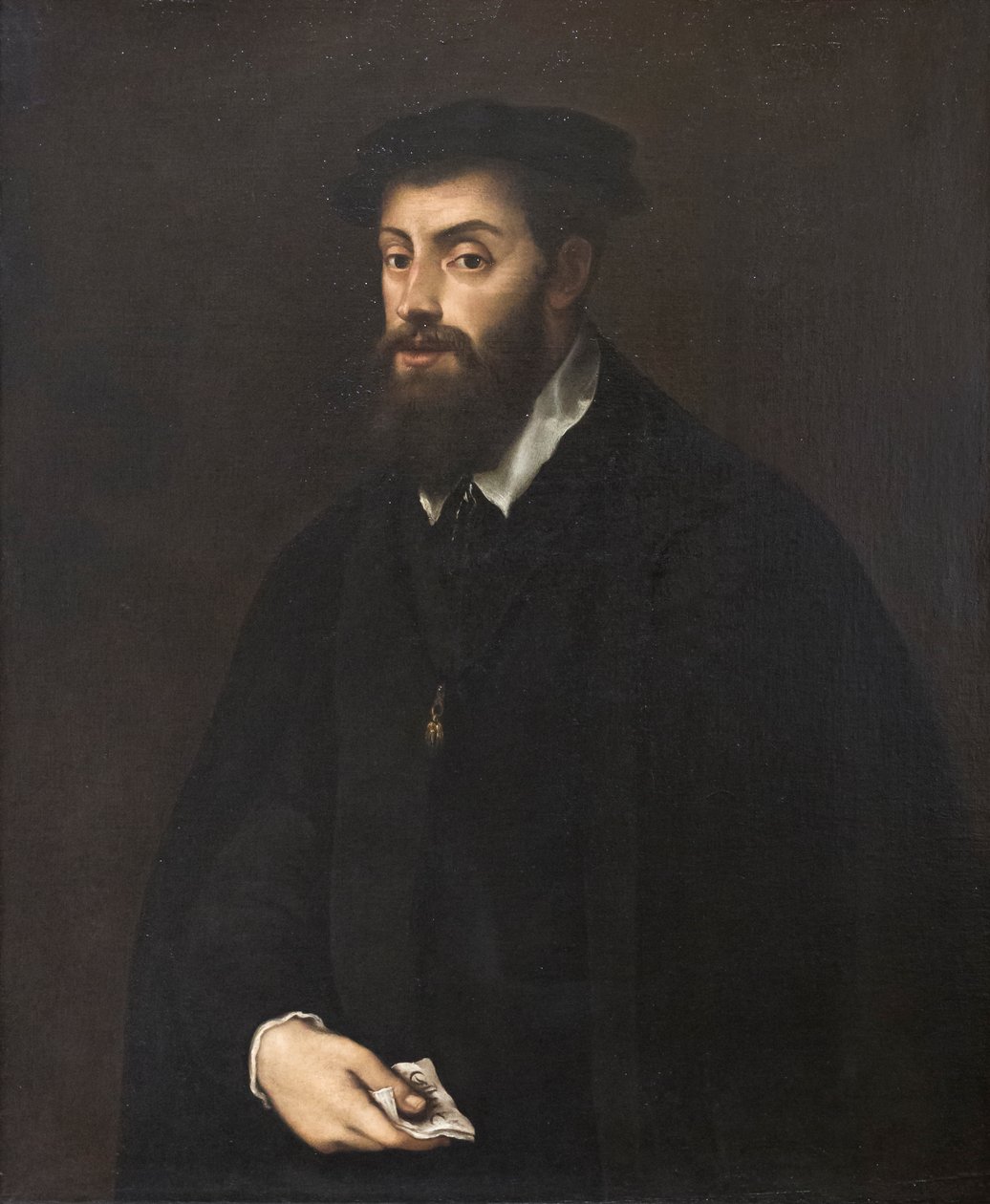 Karl V, efter Tiziano Vecellio (olie på lærred) af Titian (c.1488 1576) (after)