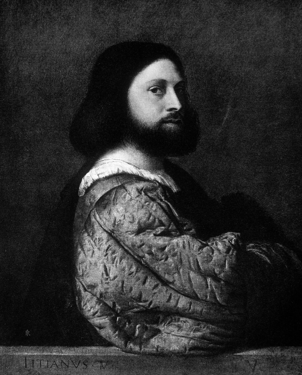 Portræt af Ariosta (Ludovico Ariosto af Titian (c.1488 1576) (after)